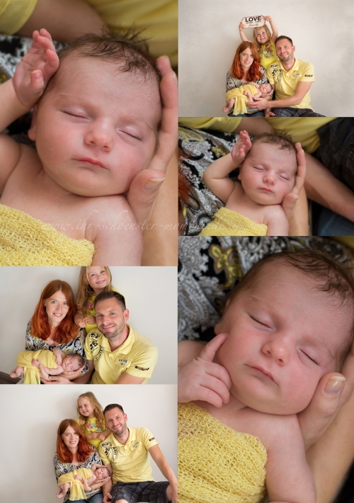 Collage Familienfotos